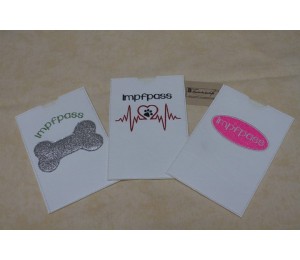 ITH - Stickserie Impfpasshüllen - Hund, Katze, Pferd, Kaninchen